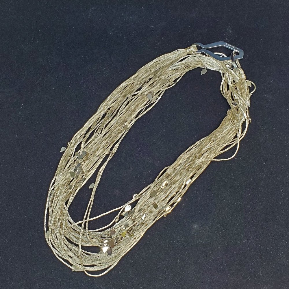 CALGARO Rugiada Collection Silver Necklace